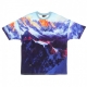 maglietta uomo montagne oversize tee MULTI