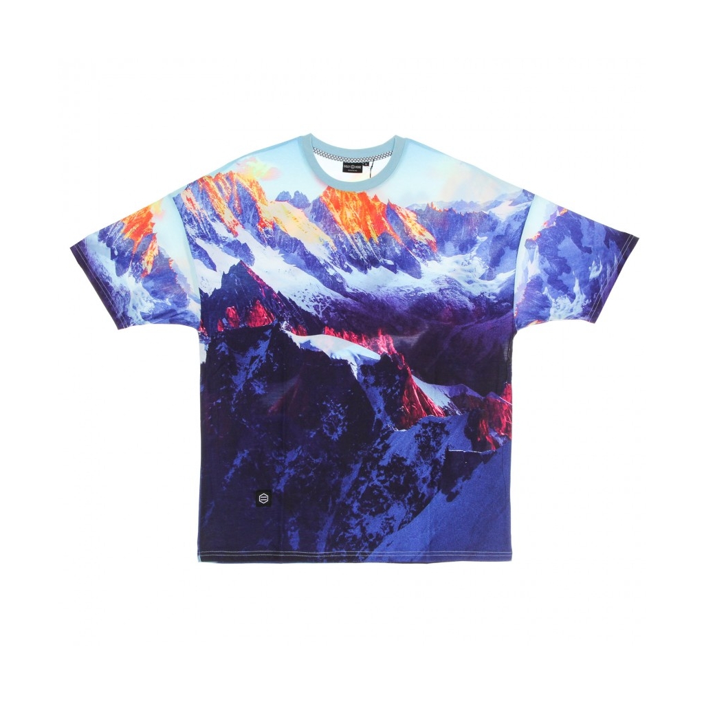 maglietta uomo montagne oversize tee MULTI