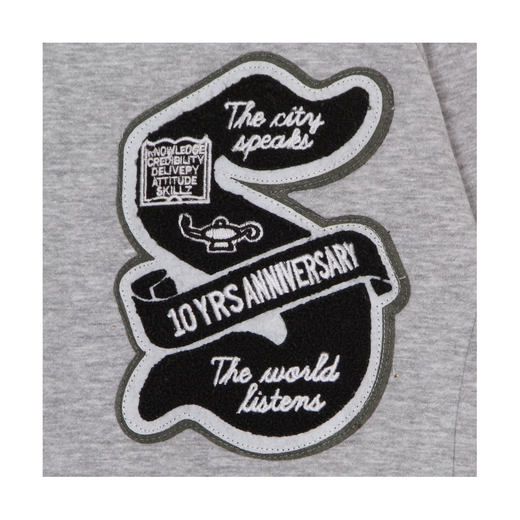 felpa girocollo uomo ten years anniversary crewneck GREY MELANGE