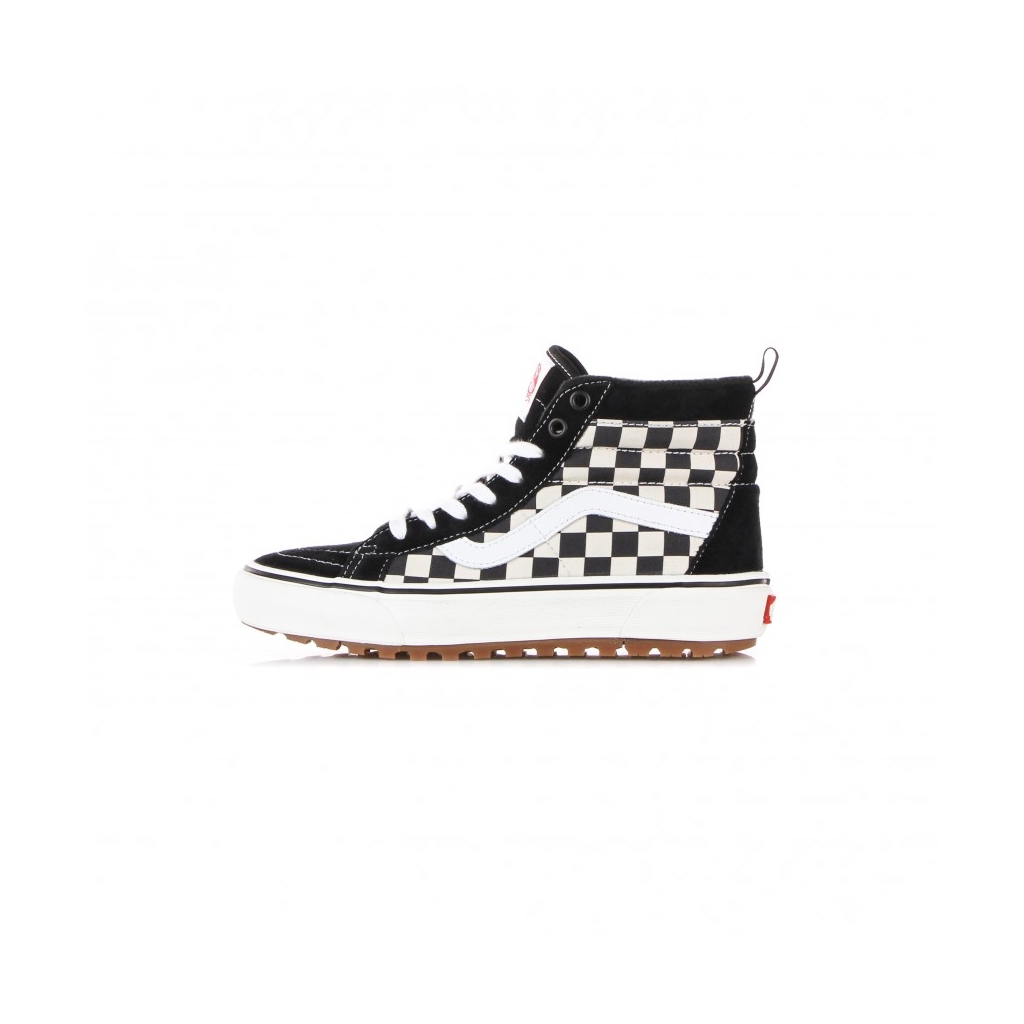 scarpa alta uomo sk8-hi mte-1 BLACK/WHITE/CHECKERBOARD