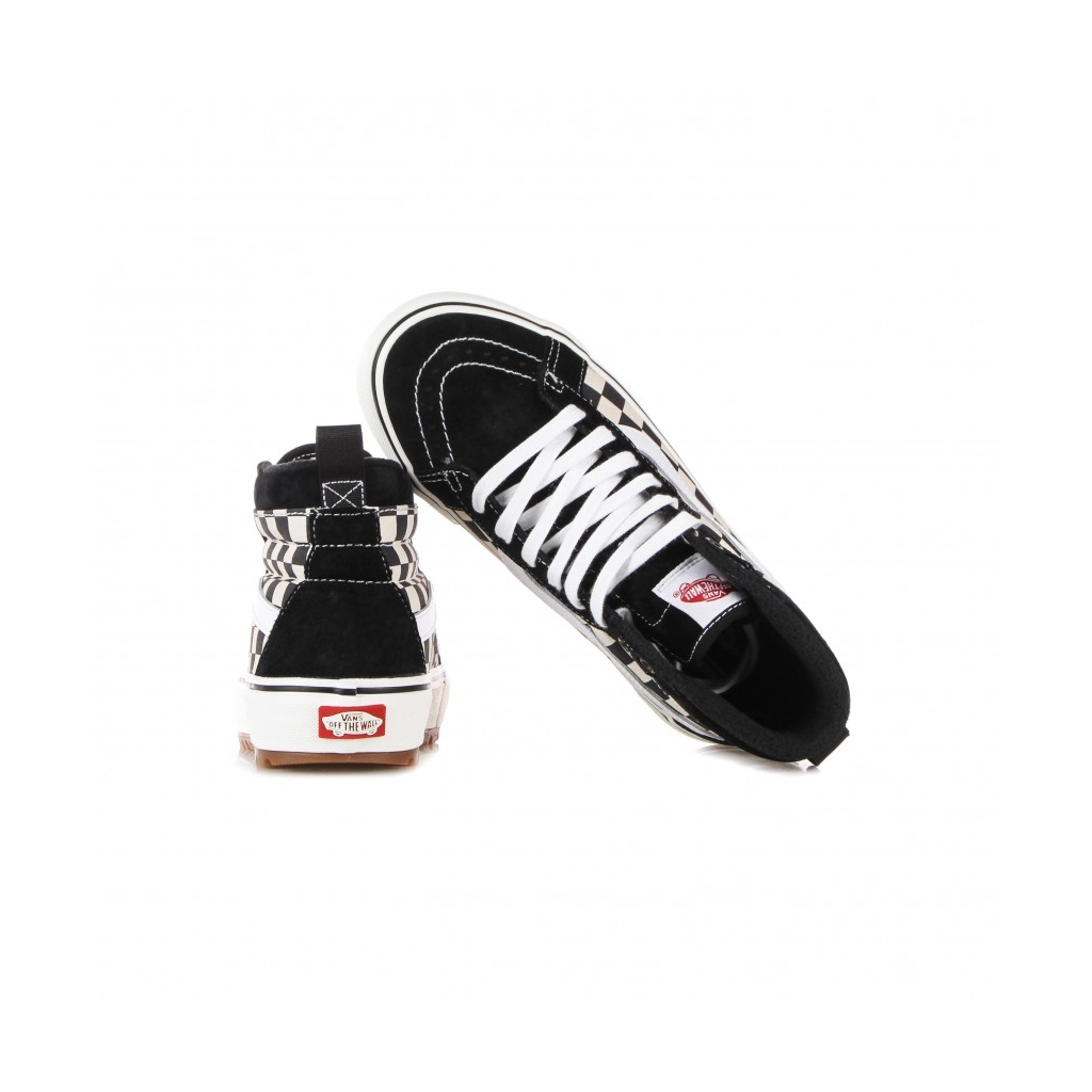 scarpa alta uomo sk8-hi mte-1 BLACK/WHITE/CHECKERBOARD