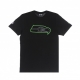 maglietta uomo nfl outline logo tee seasea BLACK/ORIGINAL TEAM COLORS