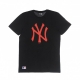 maglietta uomo mlb seasonal team logo tee neyyan BLACK/HOT RED