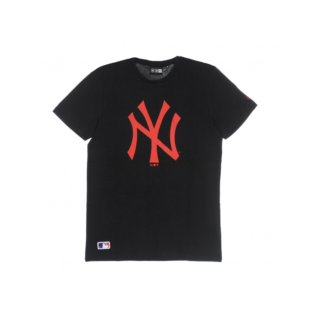 maglietta uomo mlb seasonal team logo tee neyyan BLACK/HOT RED