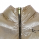 piumino corto donna chest signature puffer jacket GOLD