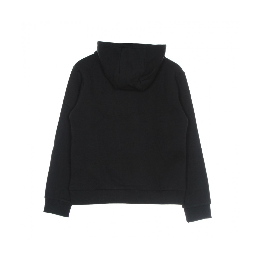 felpa cappuccio donna small signature hoodie BLACK