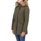 Giacca Canadian Classic Donna Capp Parka Pelliccia ARMY