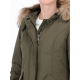 Giacca Canadian Classic Donna Capp Parka Pelliccia ARMY