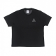 maglietta donna triple triangle relax tee BLACK