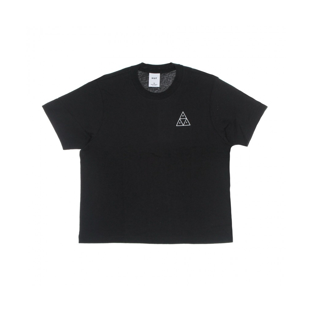 maglietta donna triple triangle relax tee BLACK