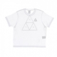 maglietta donna triple triangle relax tee WHITE