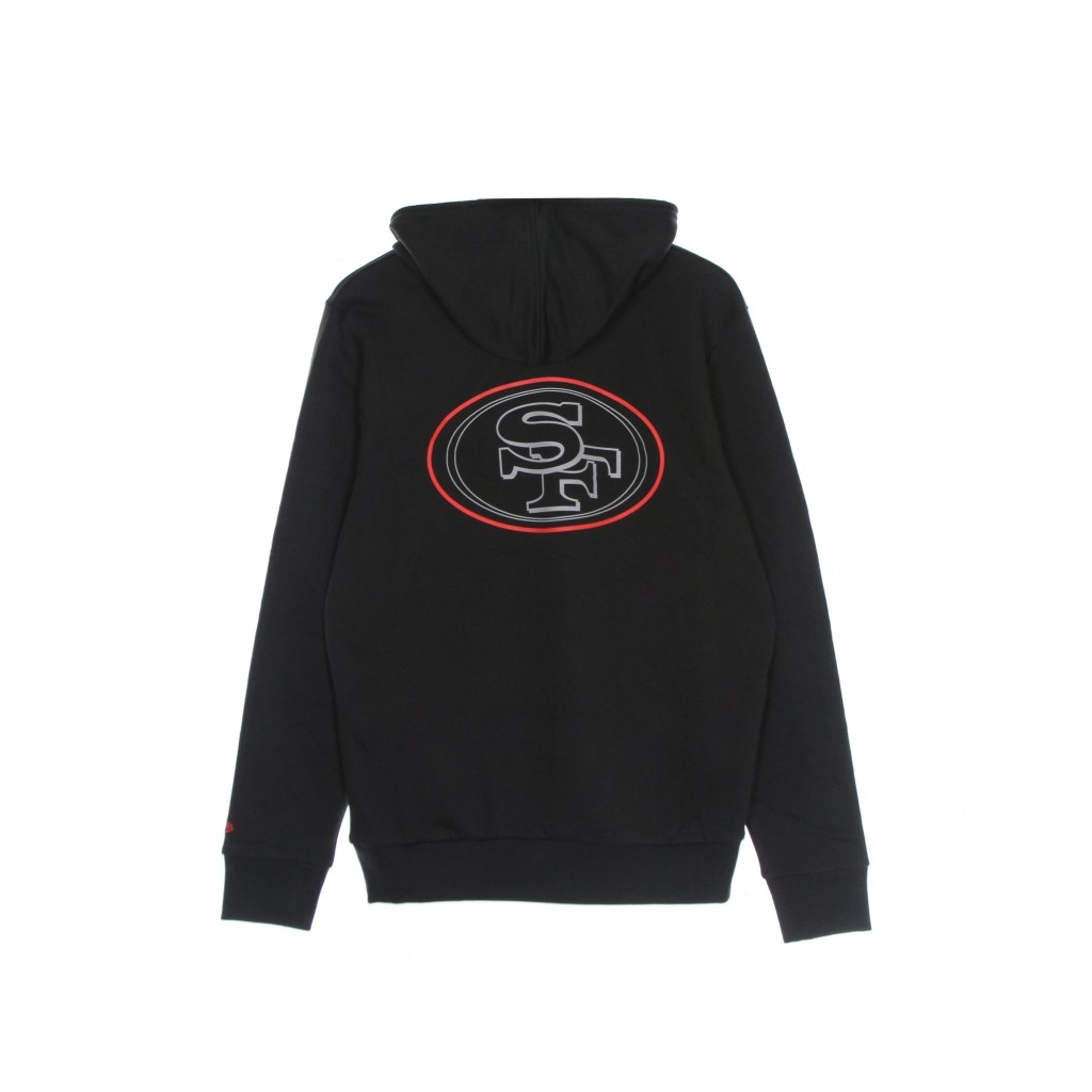 felpa cappuccio uomo nfl outline logo po hoodie saf49e BLACK/ORIGINAL TEAM COLORS