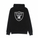 felpa cappuccio uomo nfl outline logo po hoodie lasrai BLACK/WHITE