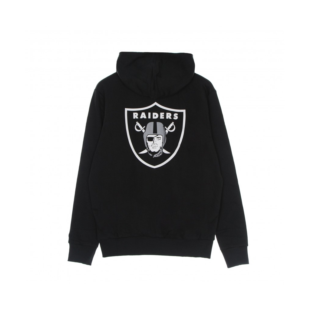 felpa cappuccio uomo nfl outline logo po hoodie lasrai BLACK/WHITE