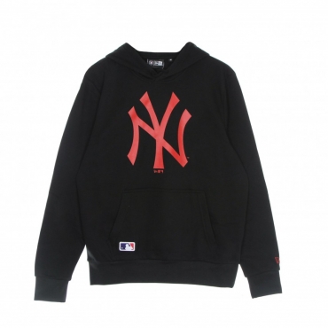 felpa cappuccio uomo mlb seasonal team logo hoodie neyyan BLACK/HOT RED