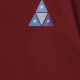 felpa girocollo uomo prism triple triangle crew BLOODSTONE