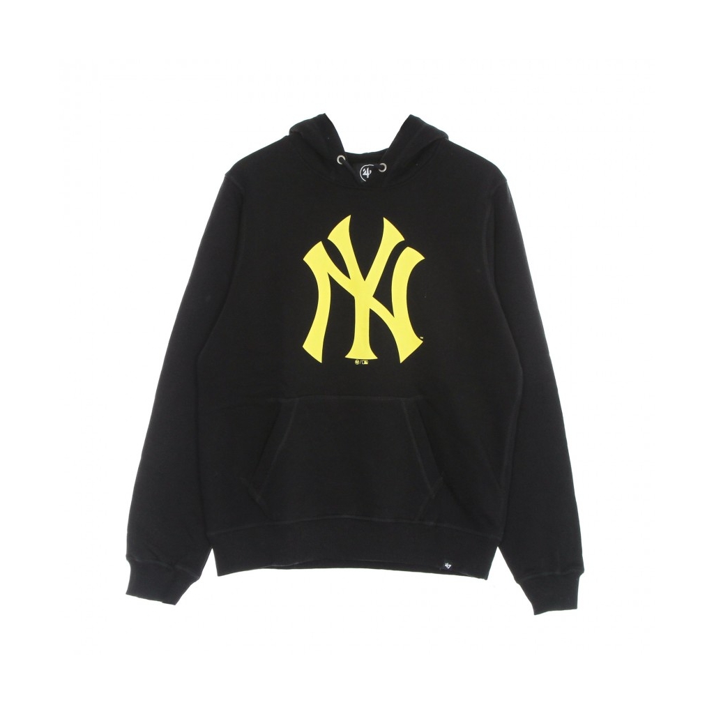 felpa cappuccio uomo mlb imprint burnside hood neyyan JET BLACK