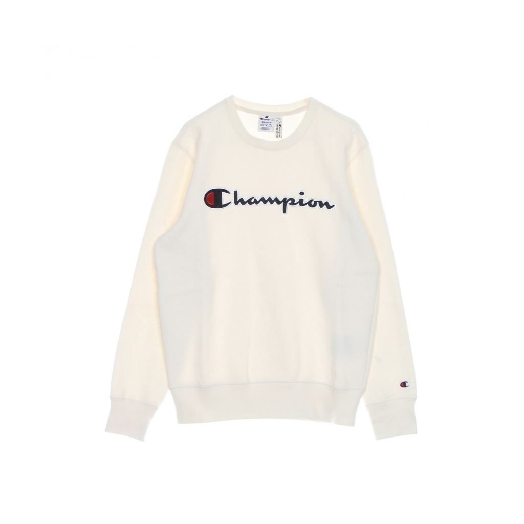 Champion cream outlet crewneck sweatshirt