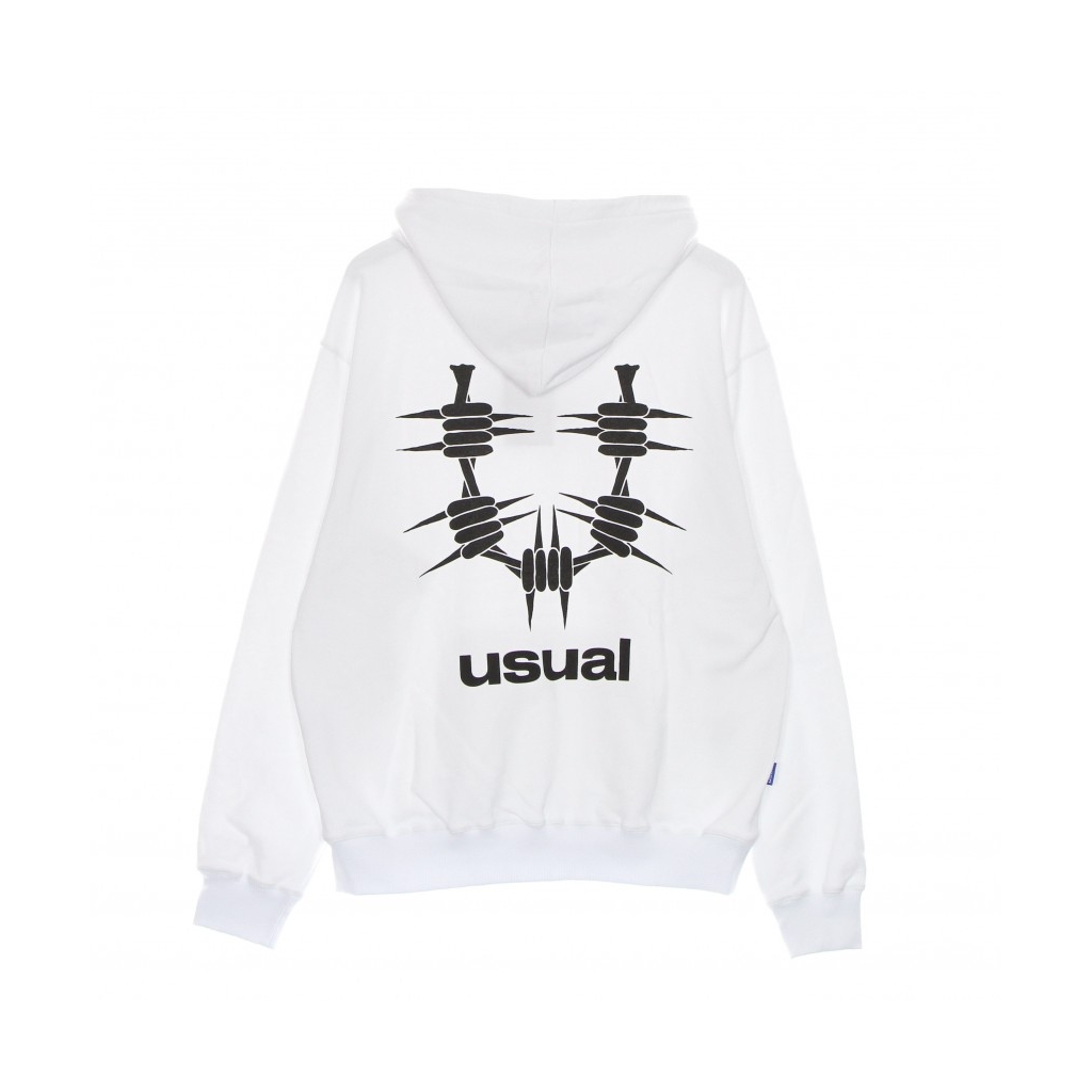 felpa cappuccio uomo og hoodie WHITE