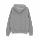 felpa cappuccio uomo stripe hoodie HEATHER GREY