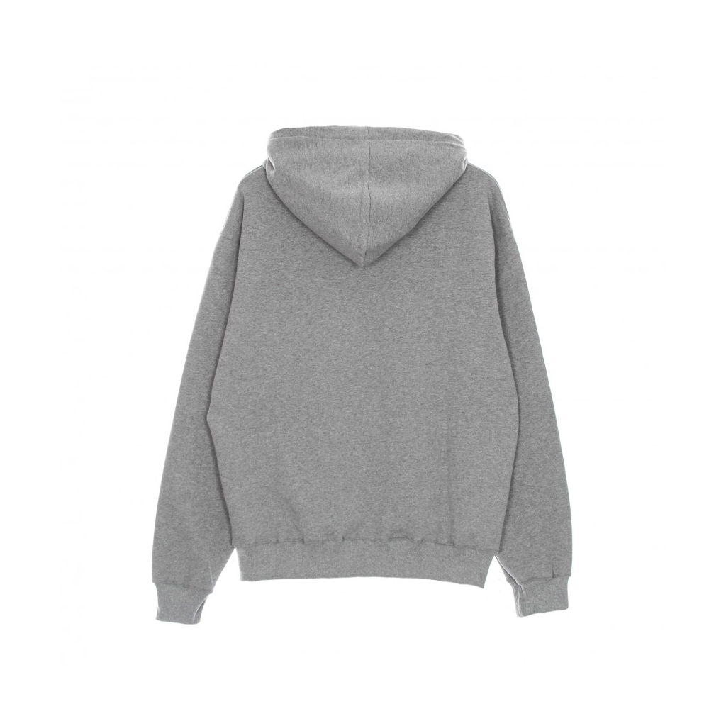 felpa cappuccio uomo stripe hoodie HEATHER GREY