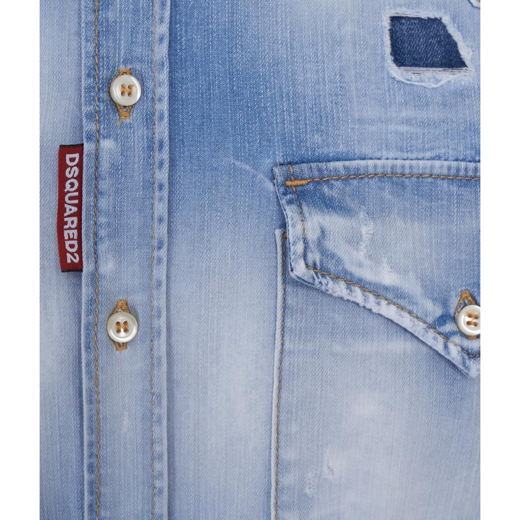 Camicie di jeans outlet dsquared2