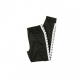 PANTALONE TUTA BANDA RASTORIA SLIM BLACK/WHITE