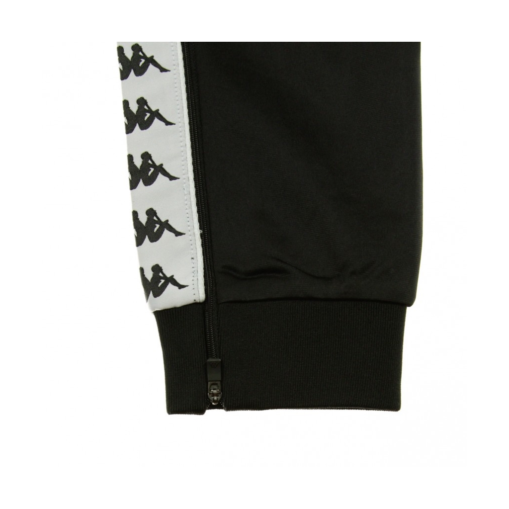 PANTALONE TUTA BANDA RASTORIA SLIM BLACK/WHITE