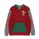 felpa cappuccio zip uomo nba full zip fleece hardwood classics milbuc SCARLET