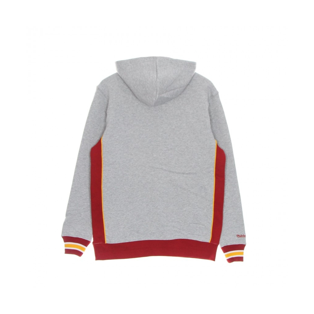 felpa cappuccio uomo nfl pinnacle heavyweight fleece hoodie kanchi GREY HEATHER/ORIGINAL TEAM COLORS