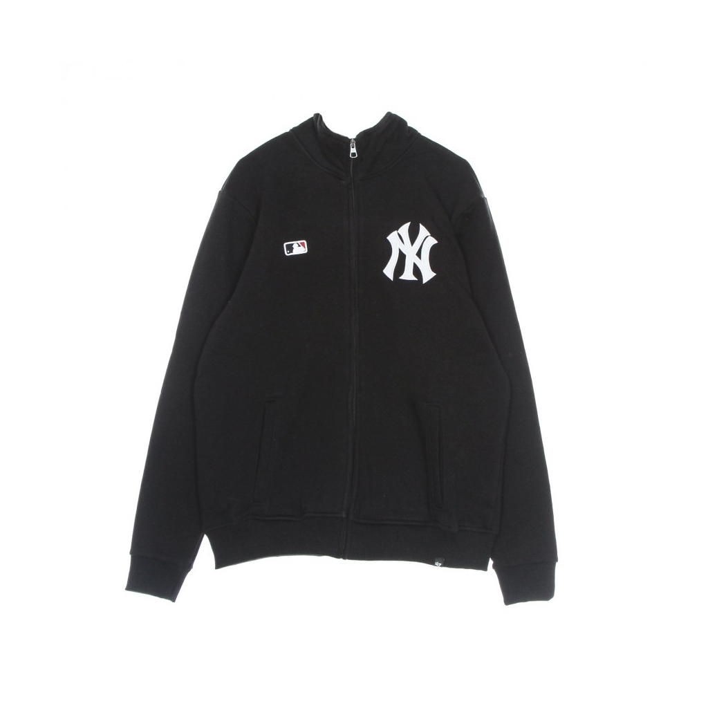 felpa collo alto uomo mlb islington track jacket neyyan JET BLACK