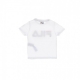 maglietta bambino lea logo tee BRIGHT WHITE