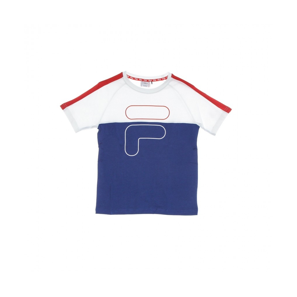 maglietta ragazzo ferdi blocked tee BRIGHT WHITE/LIMOGES/TRUE RED