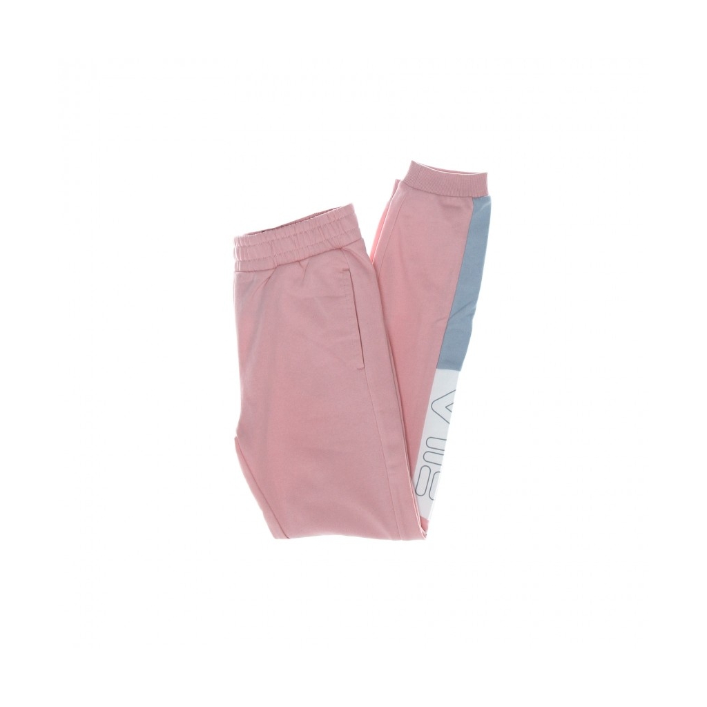 pantalone tuta leggero bambino samantha blocked sweat pants CORAL BLUSH/BLUE FOG/BRIGHT WHITE