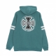 felpa cappuccio uomo b/c groundwork hoodie BRISTOL BLUE