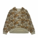 felpa cappuccio donna contra mockneck po hoodie TAN CAMO