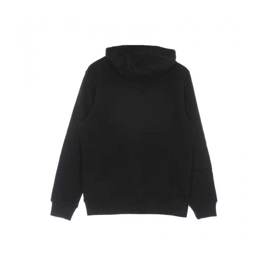 felpa cappuccio uomo flow hood with lighter BLACK