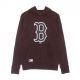 felpa cappuccio uomo mlb seasonal team logo hoodie bosred MAROON