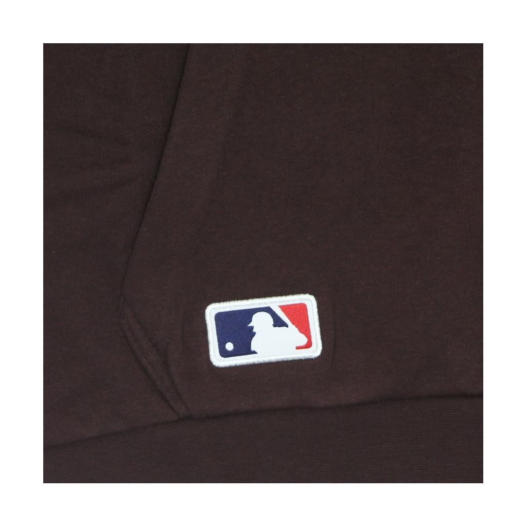 felpa cappuccio uomo mlb seasonal team logo hoodie bosred MAROON