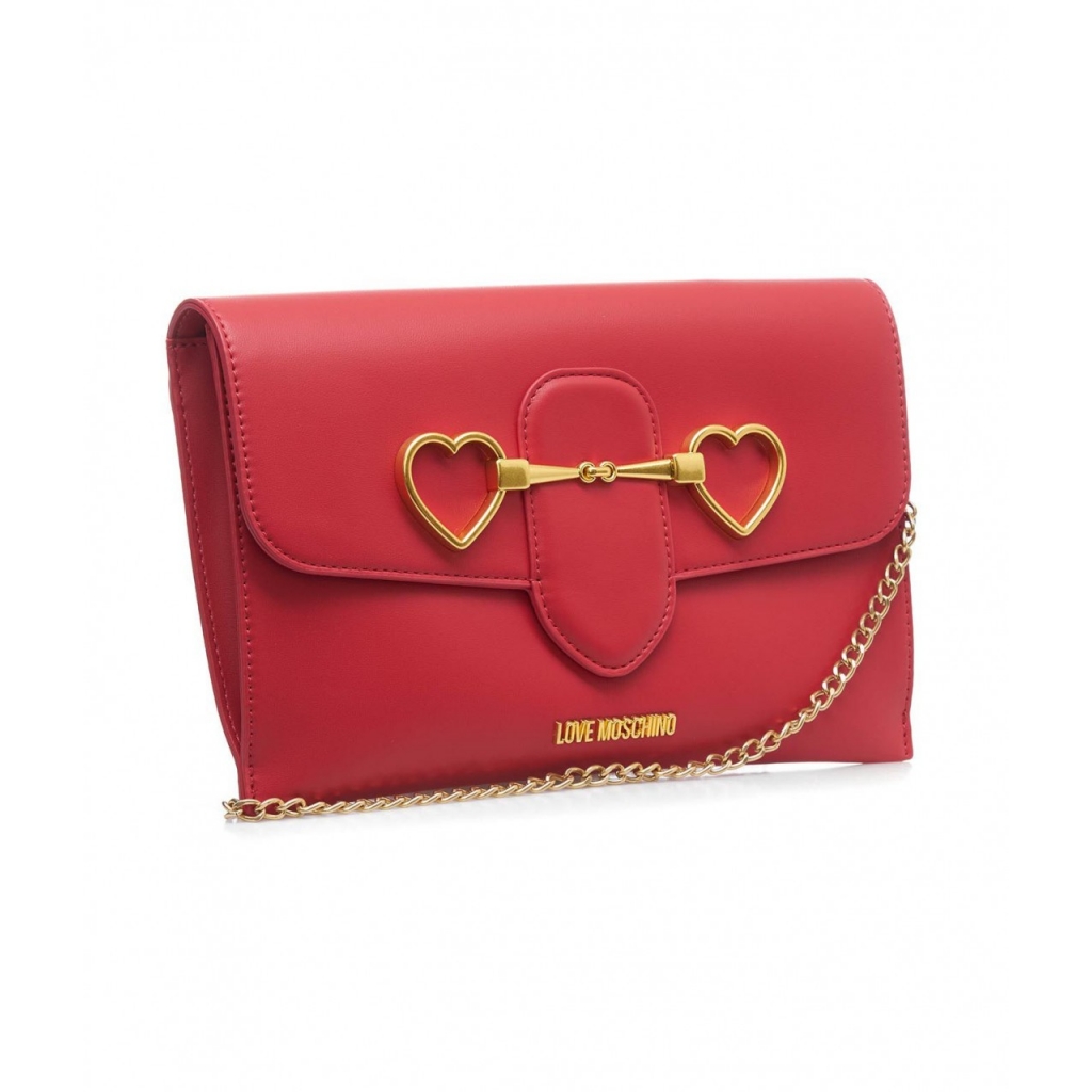 Pochette con logo rosso | Bowdoo.com