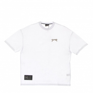 maglietta uomo lettering over tee WHITE