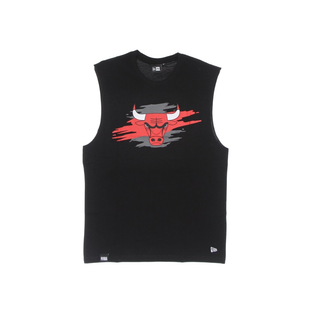 canotta uomo nba tear logo sleeveless tee chibul BLACK