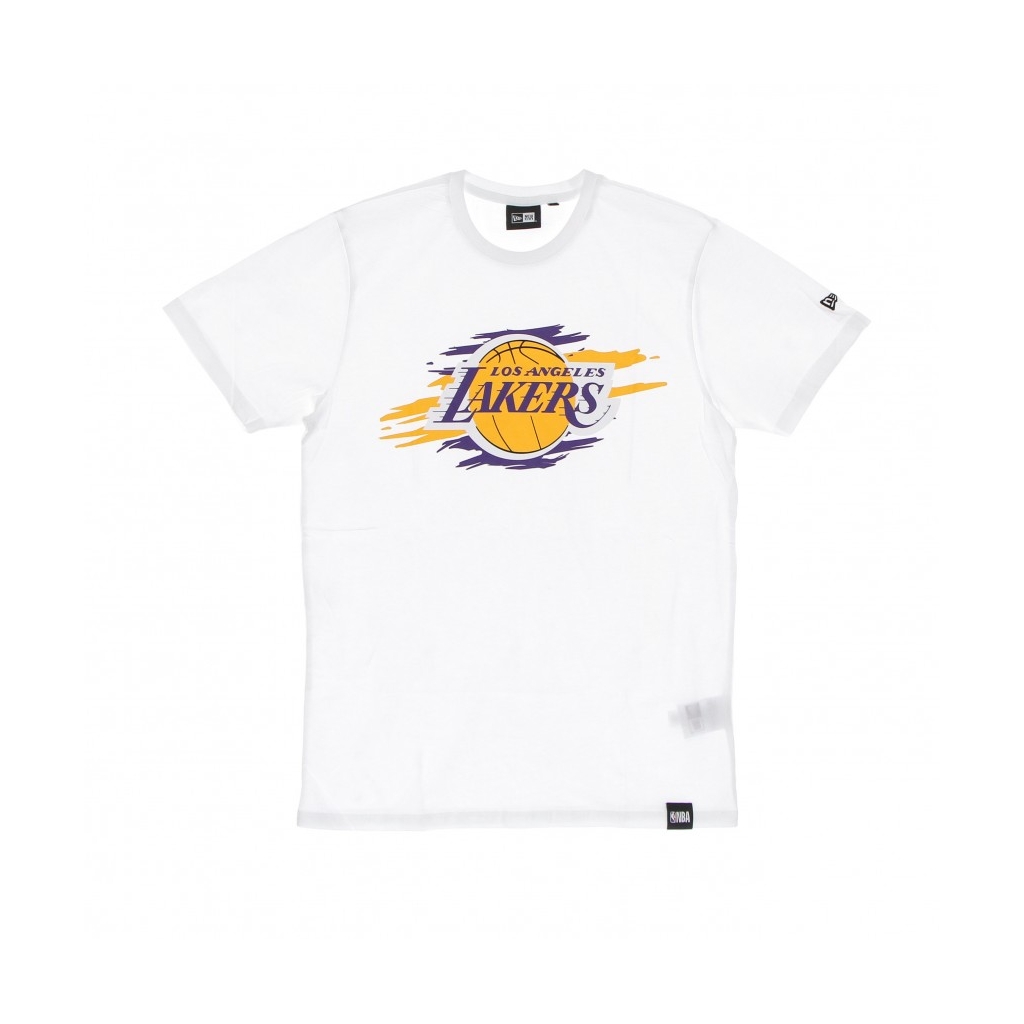 LA Lakers Tear Logo White T-Shirt