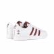 scarpa bassa uomo superstar CLOUD WHITE/QUIET CRIMSON/GOLD FOIL