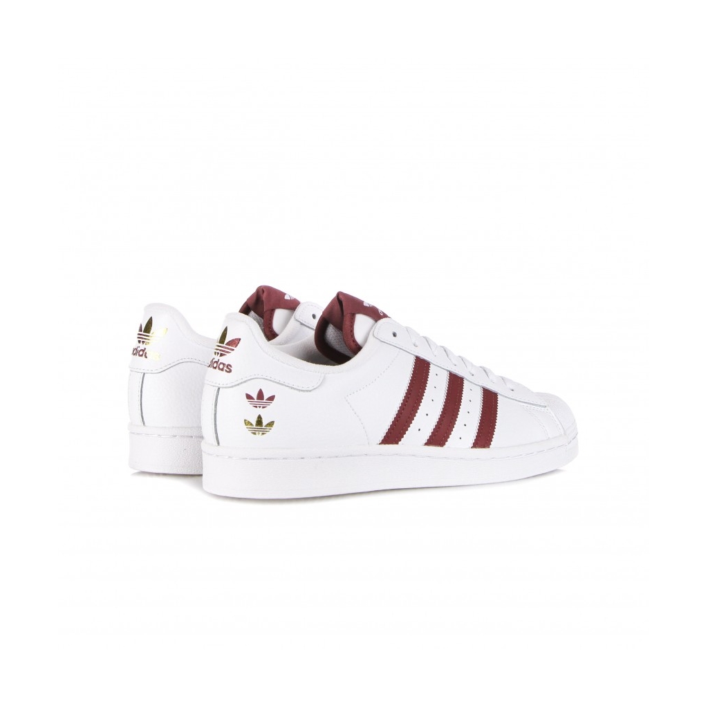 scarpa bassa uomo superstar CLOUD WHITE/QUIET CRIMSON/GOLD FOIL