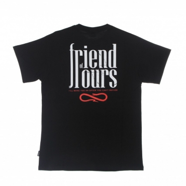 maglietta uomo friend of ours tee BLACK