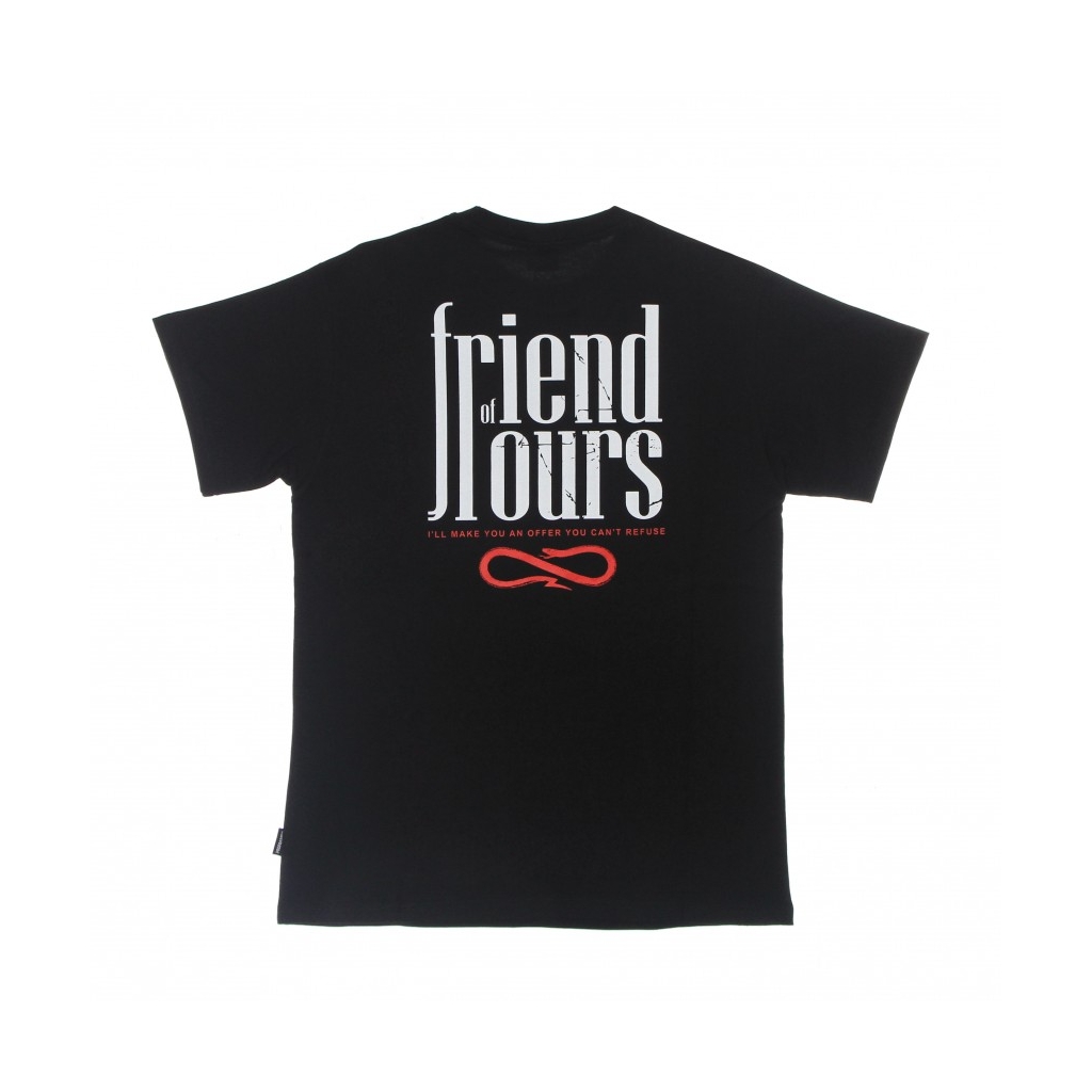 maglietta uomo friend of ours tee BLACK