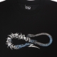 maglietta uomo logo skullsnake tee BLACK