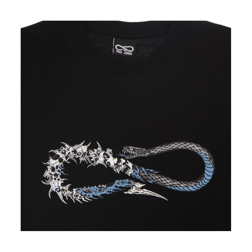 maglietta uomo logo skullsnake tee BLACK