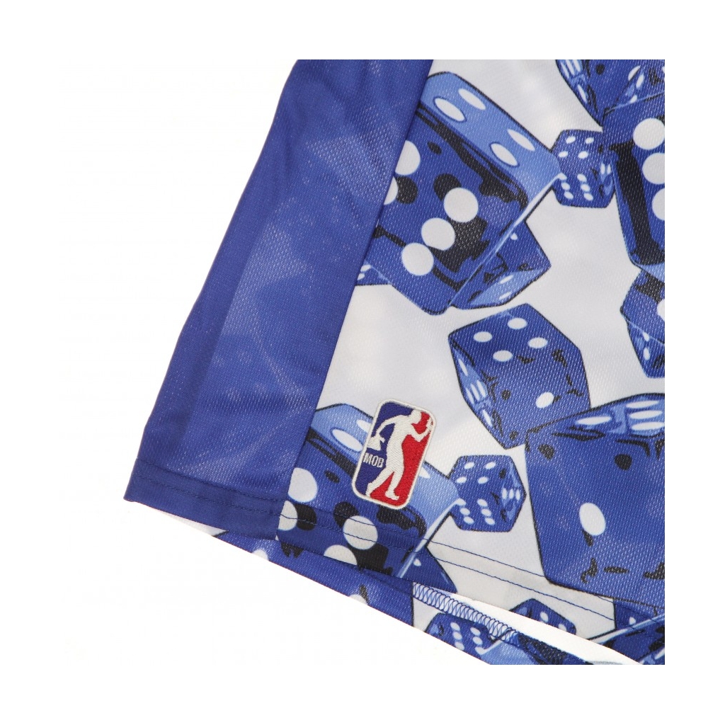 pantaloncino tipo basket uomo dice basket shorts BLUE/WHITE